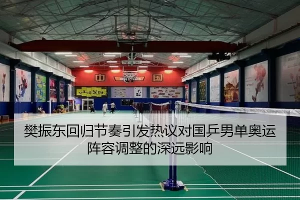 樊振东回归节奏引发热议对国乒男单奥运阵容调整的深远影响